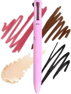 Ekinsu Multi-Use 4-in-1 Makeup Pen – Eyeliner, Lip Liner, Highlighter, Eyebrow Pencil 15 g