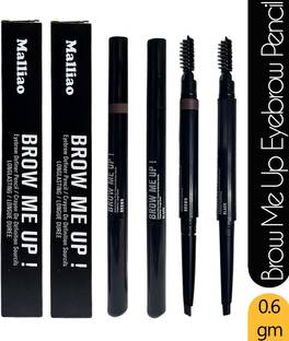 Malliao BEEMALIAO Brow Me Up Eyebrow Pencil (Black+Brown) 0.6 g