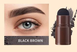 Cosluxe Eyebrow Stamp Waterproof, One Step Brow Stamp Stencil Kit- Eyebrow Definer Black 1.8 g