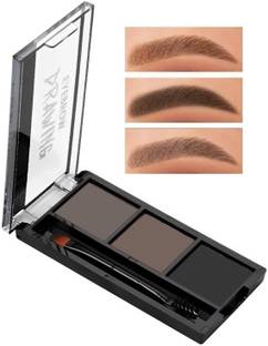 GULGLOW99 3 Shades Eyebrow Palette Eyebrow Filler with Brush