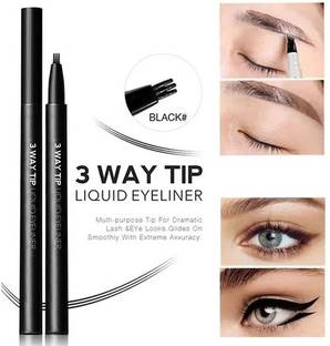 tanvi27 3 Head Makeup Liquid Eyeliner