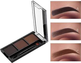 NADJA 3-in-1 Eyebrow Palette Micro Pigments, Smudge Proof, Longlasting Eye Make-up Kit