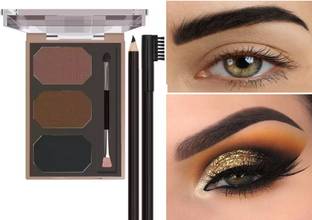 GFSU - GO FOR SOMETHING UNIQUE Eyebrow Pencil 2 in 1 Dual Function Eye Brow Filling Pencil with Brush Black