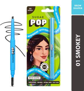 SUGAR POP Brow Shaper 01 Smokey - Transfer-proof | Water-resistant | Built-in spoolie
