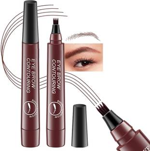 luzimaisa 3d Microblading Eyebrow Tattoo Pen 4 Fork Tips Liquid Eye