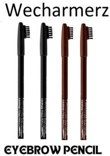 WECHARMERZ Smudge-proof eyebrow pencil for perfectly defined black and brown eyebrow pencil
