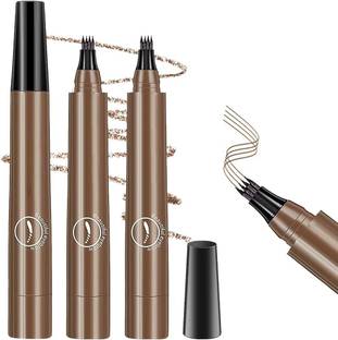 YAWI 4 micro fork tip tattoo pen brown combo of 2 5 ml