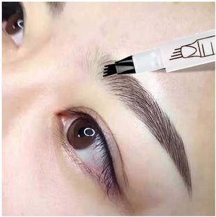 MYEONG Micro Fork Tip Eyebrow Tattoo Pencil Liquid Eye Brow Pencil