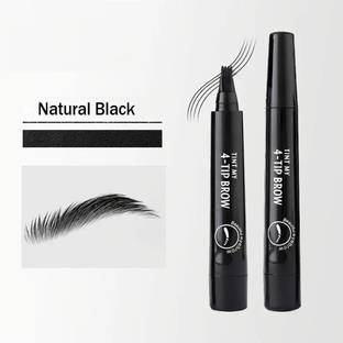 MYEONG Black Fine Sketch Liquid Eye Brow Tattoo Tint Pen