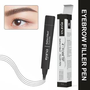 eyurva waterproof eyebrow pen gray natural | gray eyebrow contouring pen