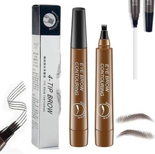 Kwaanie Eyebrow Pen - Brown Waterproof & Smudge-Proof One Swipe Application