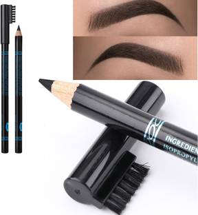 Facejewel Waterproof & Long lasting Black Eyebrow Pencil With Brush
