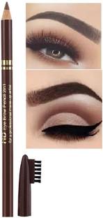 JANOST HD Eye Brow Artist Long Lasting Automatic Eyebrow Pencil & Brush Brown