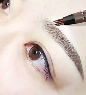 MYEONG 4 Micro-Fork Tip Brow Eyebrow Liquid Makeup Pen