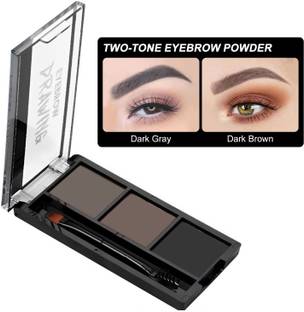 GULGLOW99 Non Transfer Eyebrow Definer Palette for Girls 3 Shades Eyebrow Palette