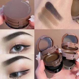 GULGLOW99 3 Colour Eyebrow Powder Palette, Waterproof Powder Eyebrow Makeup