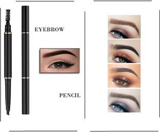 KAIASHA Eye Brow Pencil 2 in 1 Dual Function Brow Filling Pencil PACK OF -1
