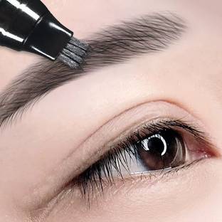 GABBU 3d Microblade Eyebrow Pen Long-Lasting and Smudge-Proof -Natural Black