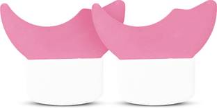 Gleva Reusable Silicon Eyeliner & Eyelash Applicators Aid Tool (Pink) Eyebrow Stencil