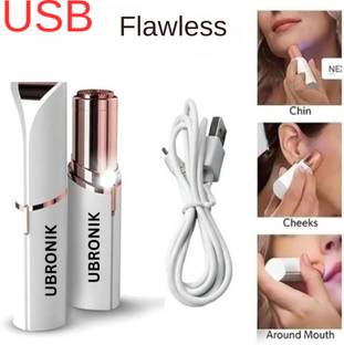 UBRONIK Flawless Painless Shaver – Electric Lipstick Shape Facial Hair Remover, Women