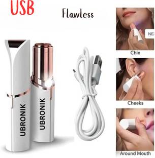 UBRONIK Lipstick Style Facial Hair Remover – Flawless Electric Painless Shaver, Women