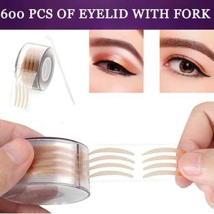 AKSHARAHANT eyelid tape for double eyelid invisible waterproof tools Sticker Strips (600Pcs)