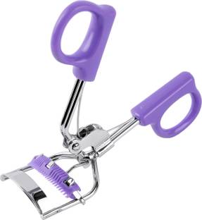 KURVI Eyelash Curler Rubber Grip Purple Finish ELC01