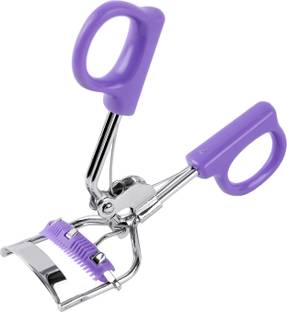 KURVI Eyelash Curler Rubber Grip Purple Finish ELC01