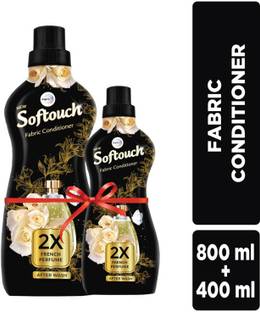 Softouch by Wipro 2X French Perfume Liquid Fabric Conditioner with French Rose & Jasmine