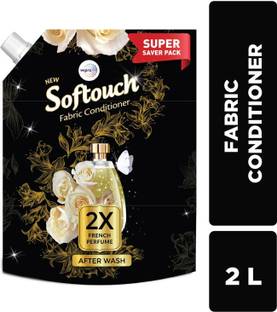 Softouch by Wipro 2X French Perfume Liquid Fabric Conditioner with French Rose & Jasmine