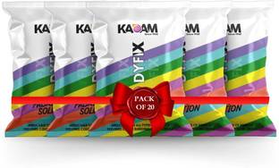 KADAM DyFix Fabric Care Solution (20 Sachets), Dye Fixative Agent, Fabric Colour Fixer