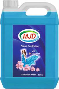 MJD After Wash Fabric Softener - For Softness, Shine, Long Lasting Freshness (5 Ltr)