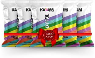 KADAM DyFix Fabric Care Solution (20 Sachets), Dye Fixative Agent, Fabric Colour Fixer