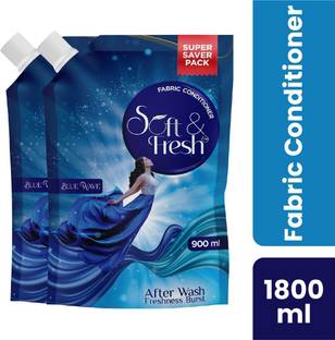 Soft & Fresh Blue Wave best after wash Fabric Conditioner increase shine,softness & Freshness