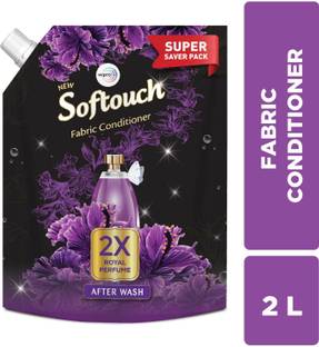Softouch by Wipro 2X Royal Perfume Liquid Fabric Conditioner with Grapefruit & Jasmine