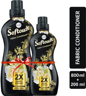 Softouch by Wipro 2X French Perfume Liquid Fabric Conditioner with French Rose & Jasmine