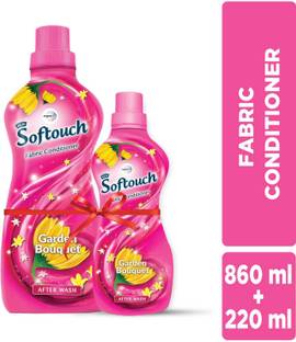Softouch by Wipro Garden Bouquet Liquid Fabric Conditioner with Jasmine & Fresh Roses Fragrance
