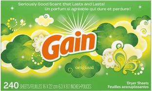 GAIN Dryer Sheets, Original, 240 Count