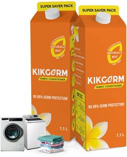 Kikgerm Naturally Best Fabric Conditioner No Harmful Chemicals & 99.99% Germ Protection