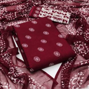 Crepe Printed Salwar Suit Material