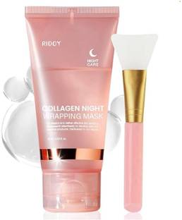 Ridoy Collagen Night Wrapping Peel Off Mask for Balancing Skin pH and Reducing Acne