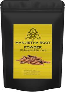 AyurGyan 🌿 100g | 100% Manjistha (Rubia Cordifolia) Powder for 💆 Hair, Face