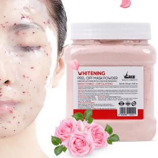 Vcare Jelly Rose Whitening Peel Off Mask Powder for Facials Skincare Face Mask Powder