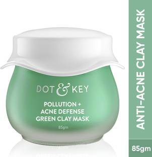 Dot & Key Acne Defence Green Clay Face Mask with Salicylic for Oily, Acne Prone Skin