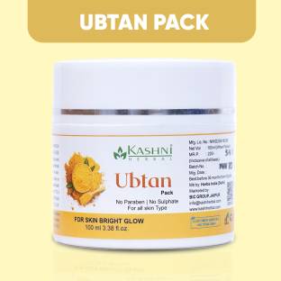 KASHNI Herbal Ubtan Face Pack 100ml - Natural Insta Glow & Tan Removal
