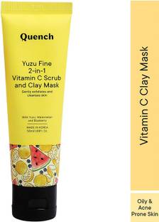 Quench Vitamin C 2-in-1� Scrub & Clay Mask to Lighten Dark Spots & Refine Skin Texture