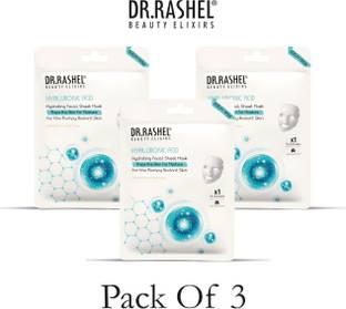 DR.RASHEL HYALURONIC ACID SHEET MASK WITH SERUM | MOISTURIZES SKIN