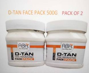 ABH Tan Removing Face pack Facial Pack 500G. Pack of 2 (1000 g)