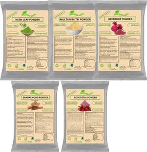 Activeland Sandalwood, Multani mitti, Neem Leaf, Beetroot And Rose Powder