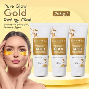 ग्नेचर इंटरनेशनल Pure Glow Anti Pollution With Gold Peel Off Mask Pack Of 3